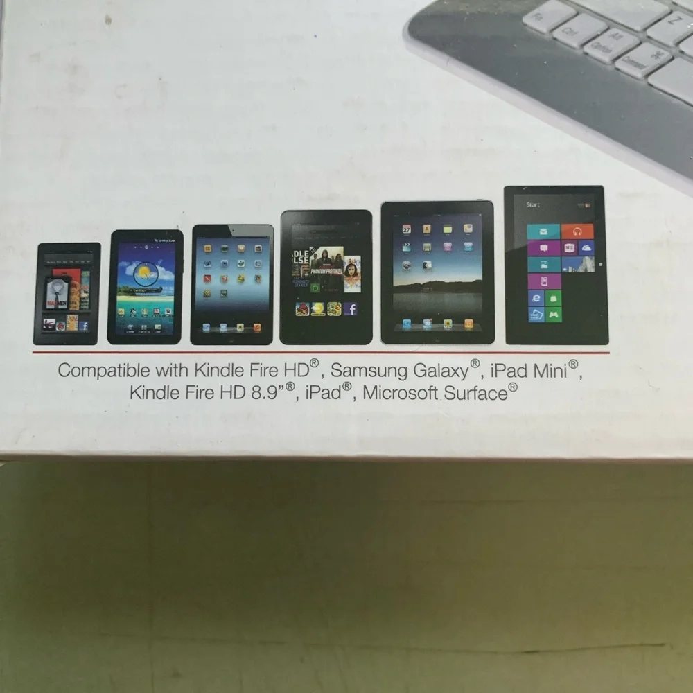 Zonkyo Wireless Tablet Station Bluetooth Keyboard